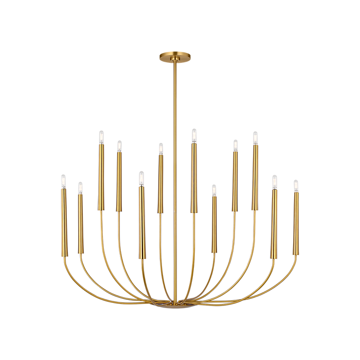 Generation Lighting Lois 48 Inch Chandelier In Burnished Brass (EC11812BBS)