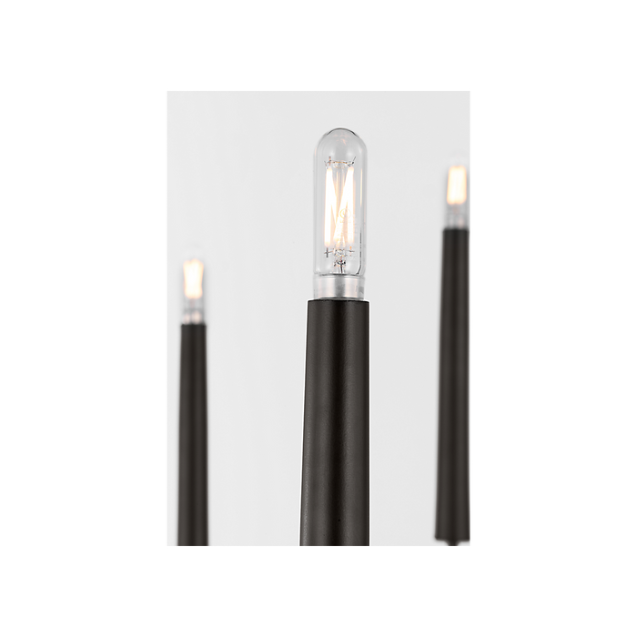 Generation Lighting Lois 34 Inch Chandelier In Aged Iron (EC1198AI)