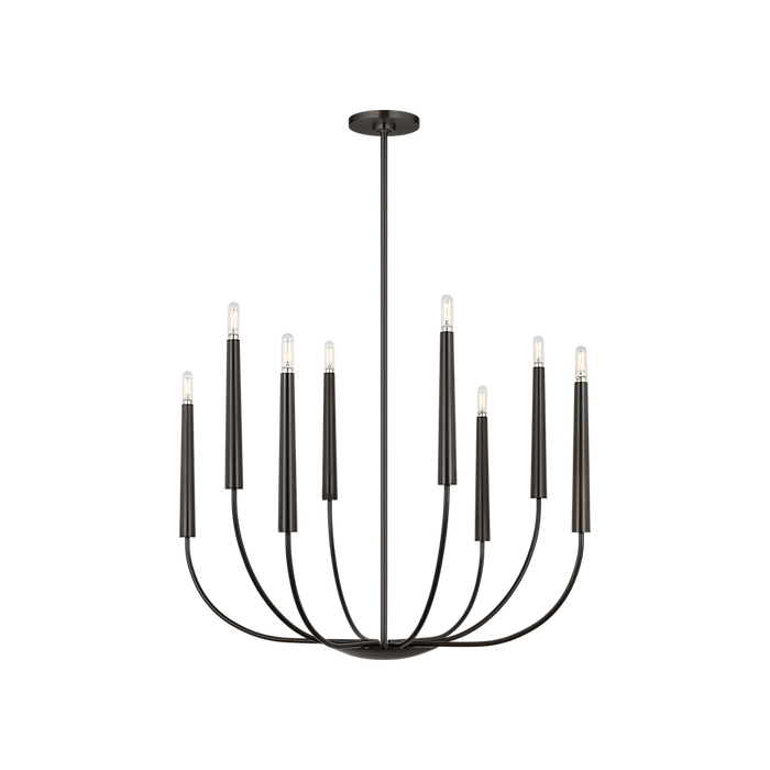 Generation Lighting Lois 34 Inch Chandelier In Aged Iron (EC1198AI)