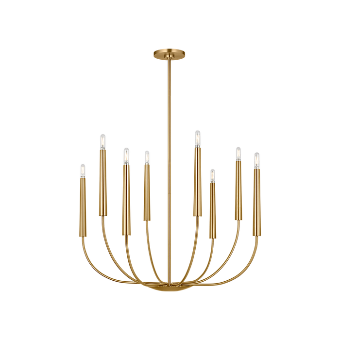 Generation Lighting Lois 34 Inch Chandelier In Burnished Brass (EC1198BBS)