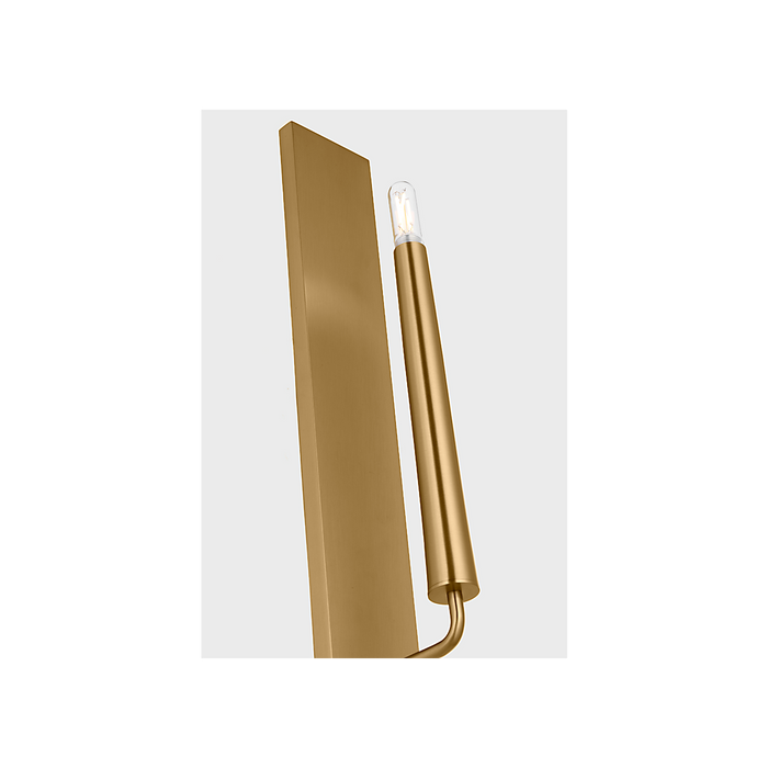 Generation Lighting Lois 18 Inch Single Sconce In Burnished Brass (EW1241BBS)