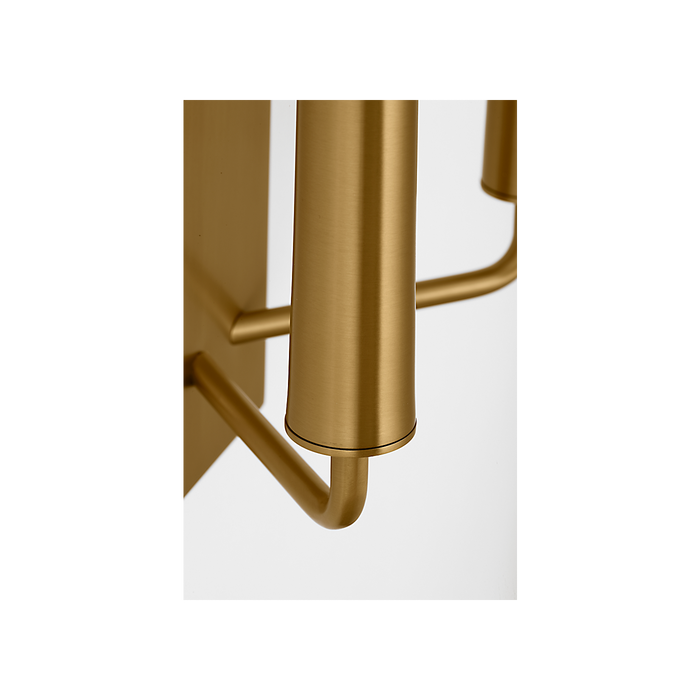 Generation Lighting Lois 18 Inch Double Sconce In Burnished Brass (EW1252BBS)