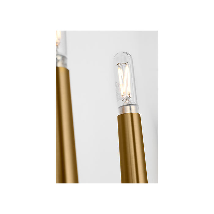 Generation Lighting Lois 18 Inch Double Sconce In Burnished Brass (EW1252BBS)