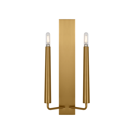 Generation Lighting Lois 18 Inch Double Sconce In Burnished Brass (EW1252BBS)