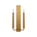 Generation Lighting Lois 18 Inch Double Sconce In Burnished Brass (EW1252BBS)