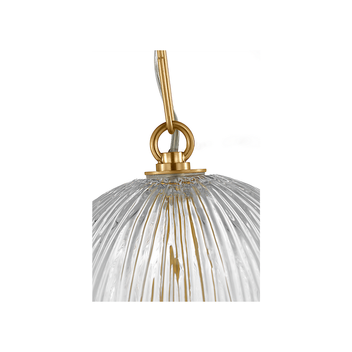 Generation Lighting Serafina 11 Inch Pendant In Burnished Brass (HP1001BBS)