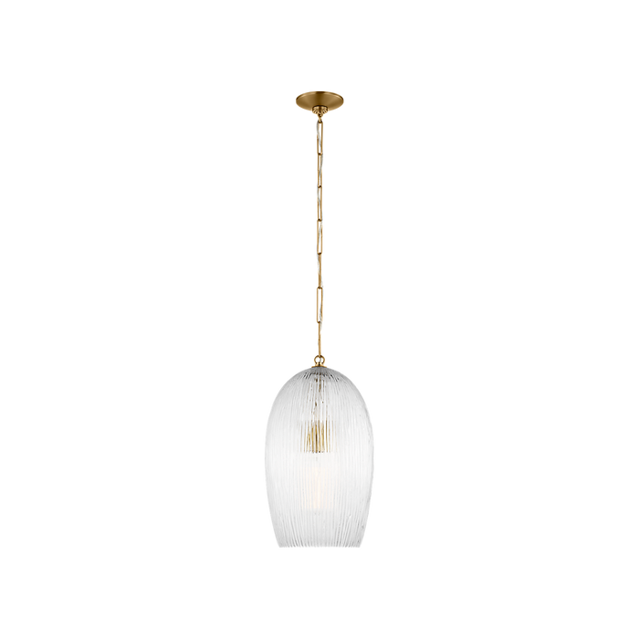 Generation Lighting Serafina 11 Inch Pendant In Burnished Brass (HP1001BBS)