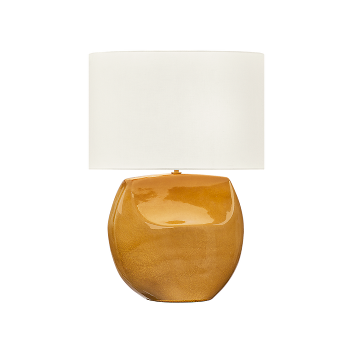 Generation Lighting Pente 27 Inch Table Lamp In Cracked Honey (HT1161CHO)