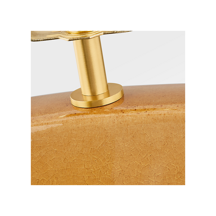 Generation Lighting Pente 27 Inch Table Lamp In Cracked Honey (HT1161CHO)