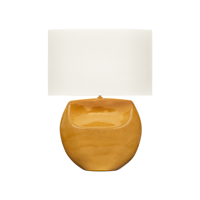 Generation Lighting Pente 27 Inch Table Lamp In Cracked Honey (HT1161CHO)