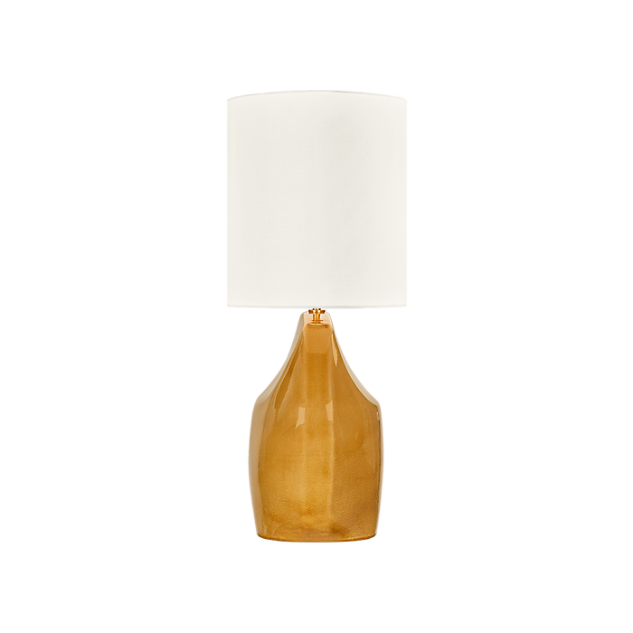 Generation Lighting Pente 27 Inch Table Lamp In Cracked Honey (HT1161CHO)