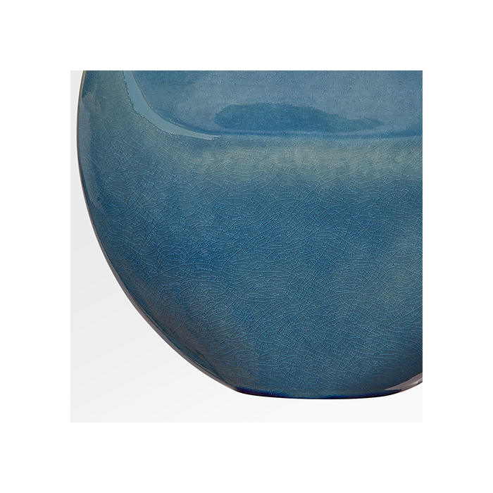 Generation Lighting Pente 27 Inch Table Lamp In Deep Ocean Crackle (HT1161DOC)