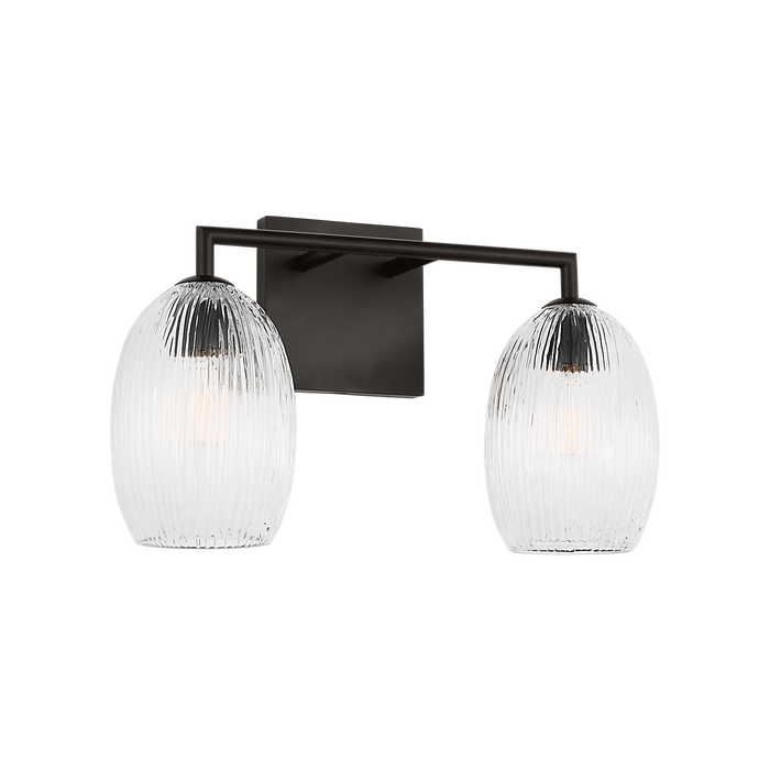 Generation Lighting Serafina 16 Inch Bath Fixture In Aged Iron (HV1002AI)