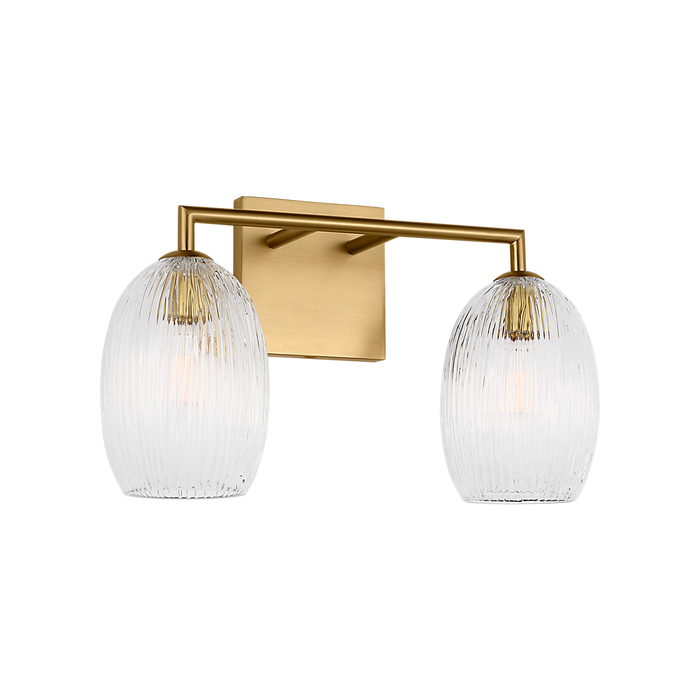 Generation Lighting Serafina 16 Inch Bath Fixture In Burnished Brass (HV1002BBS)