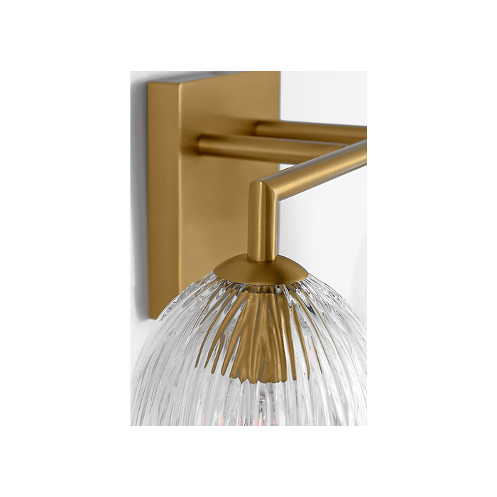 Generation Lighting Serafina 16 Inch Bath Fixture In Burnished Brass (HV1002BBS)