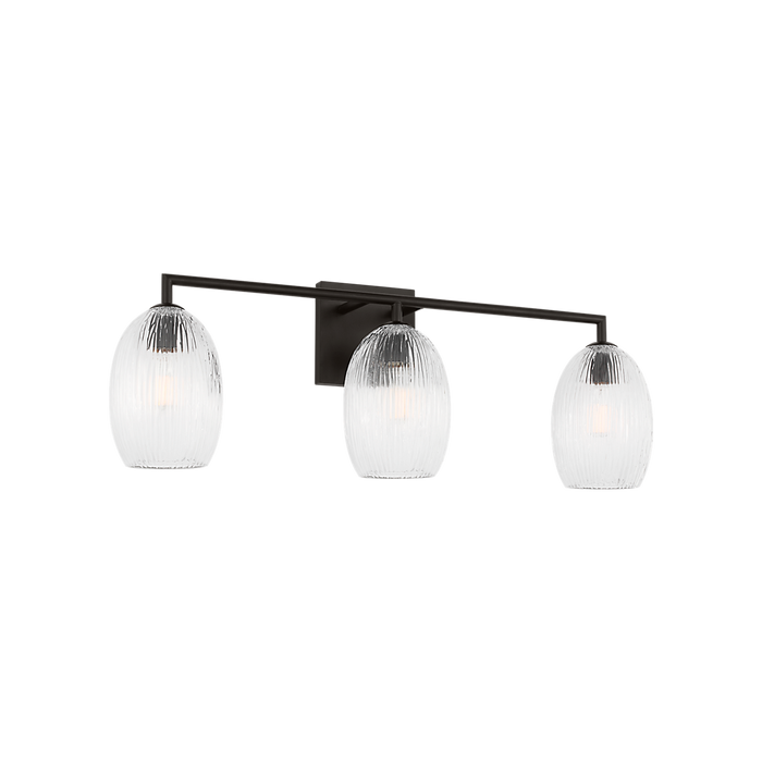 Generation Lighting Serafina 27 Inch Bath Fixture In Aged Iron (HV1003AI)