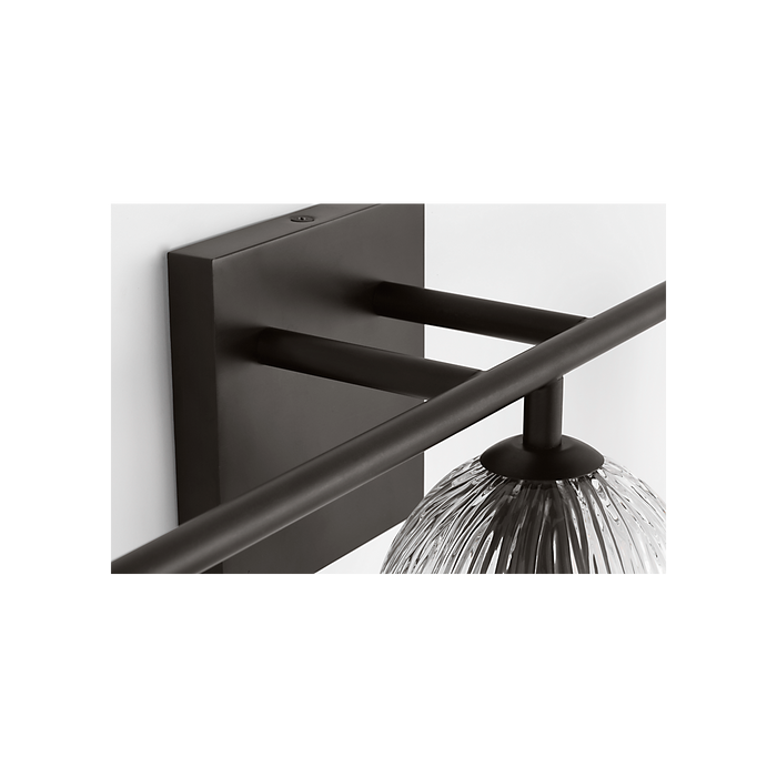 Generation Lighting Serafina 27 Inch Bath Fixture In Aged Iron (HV1003AI)