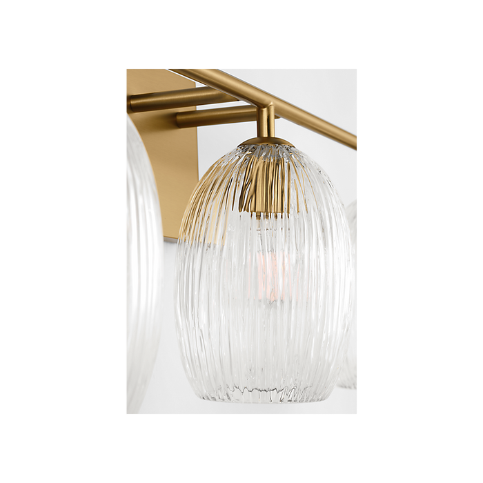 Generation Lighting Serafina 27 Inch Bath Fixture In Burnished Brass (HV1003BBS)