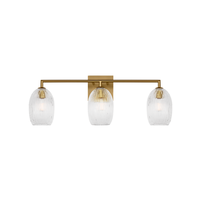 Generation Lighting Serafina 27 Inch Bath Fixture In Burnished Brass (HV1003BBS)
