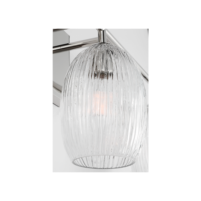 Generation Lighting Serafina 27 Inch Bath Fixture In Polished Nickel (HV1003PN)