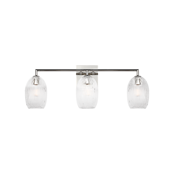 Generation Lighting Serafina 27 Inch Bath Fixture In Polished Nickel (HV1003PN)