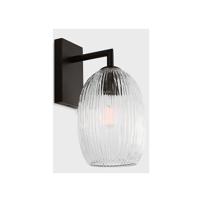 Generation Lighting Serafina 10 Inch Sconce In Aged Iron (HW1001AI)