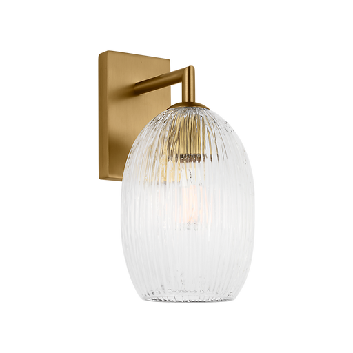 Generation Lighting Serafina 10 Inch Sconce In Burnished Brass (HW1001BBS)