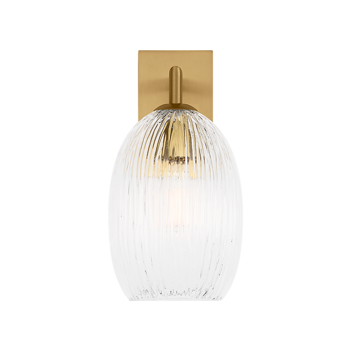 Generation Lighting Serafina 10 Inch Sconce In Burnished Brass (HW1001BBS)