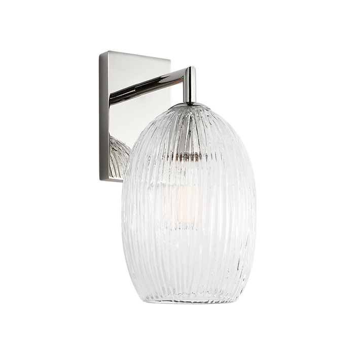 Generation Lighting Serafina 10 Inch Sconce In Polished Nickel (HW1001PN)