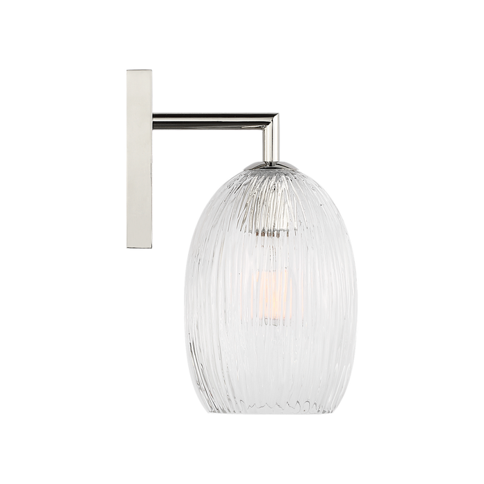 Generation Lighting Serafina 10 Inch Sconce In Polished Nickel (HW1001PN)