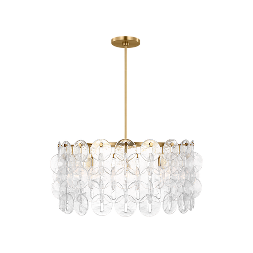 Generation Lighting Candace 32 Inch Chandelier In Burnished Brass (KSC1158BBS)