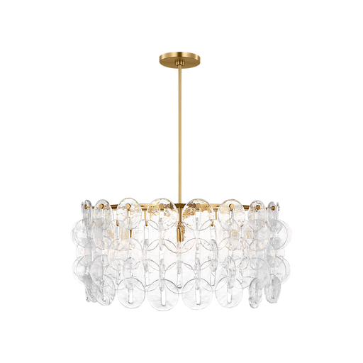 Generation Lighting Candace 32 Inch Chandelier In Burnished Brass (KSC1158BBS)