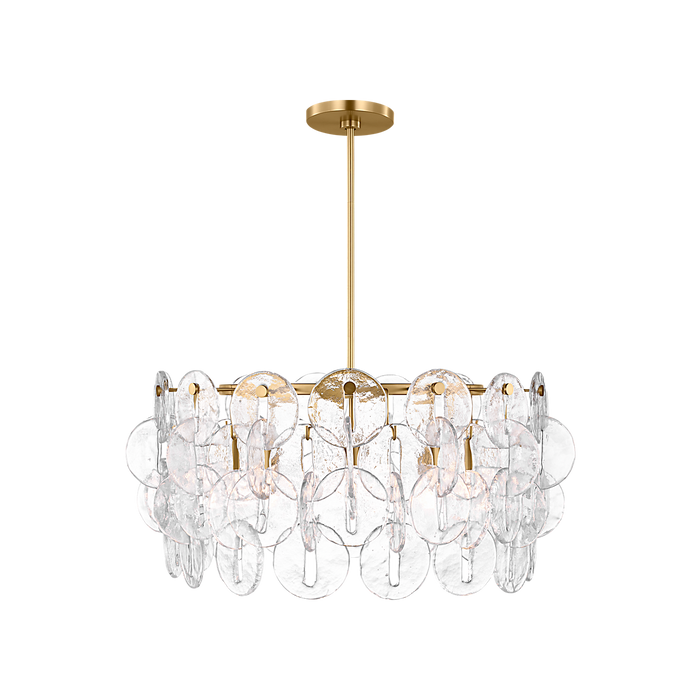 Generation Lighting Candace 27 Inch Chandelier In Burnished Brass (KSC1165BBS)