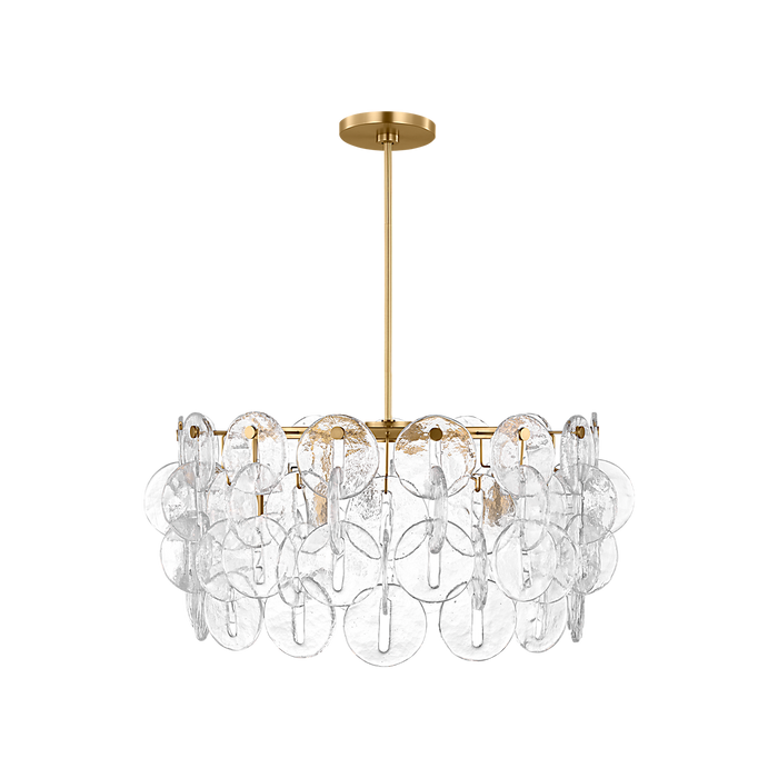 Generation Lighting Candace 27 Inch Chandelier In Burnished Brass (KSC1165BBS)