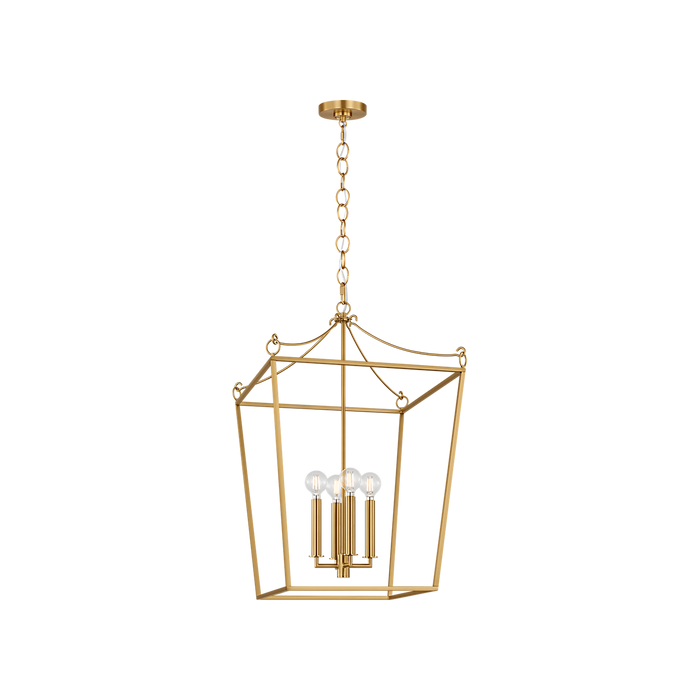 Generation Lighting Carlyle 18 Inch Lantern In Burnished Brass (KSC1174BBS)