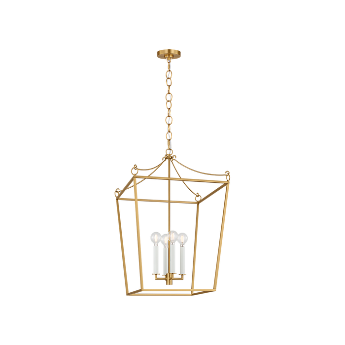 Generation Lighting Carlyle 18 Inch Lantern In Burnished Brass (KSC1174BBS)