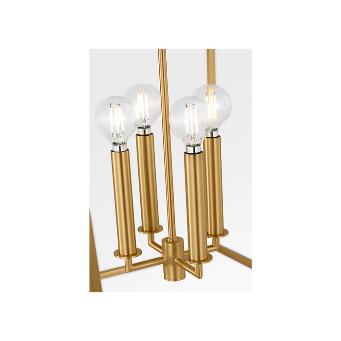 Generation Lighting Carlyle 18 Inch Lantern In Burnished Brass (KSC1174BBS)