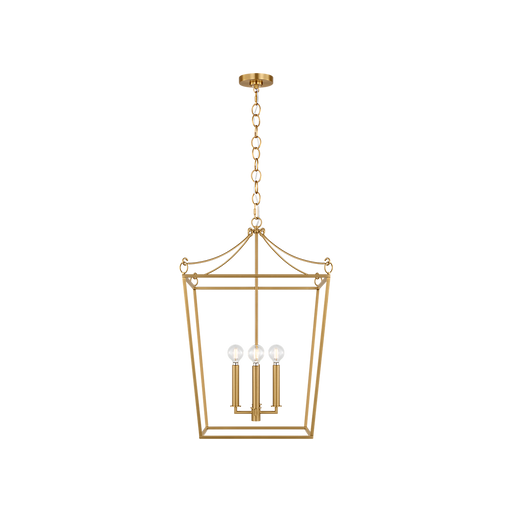 Generation Lighting Carlyle 18 Inch Lantern In Burnished Brass (KSC1174BBS)