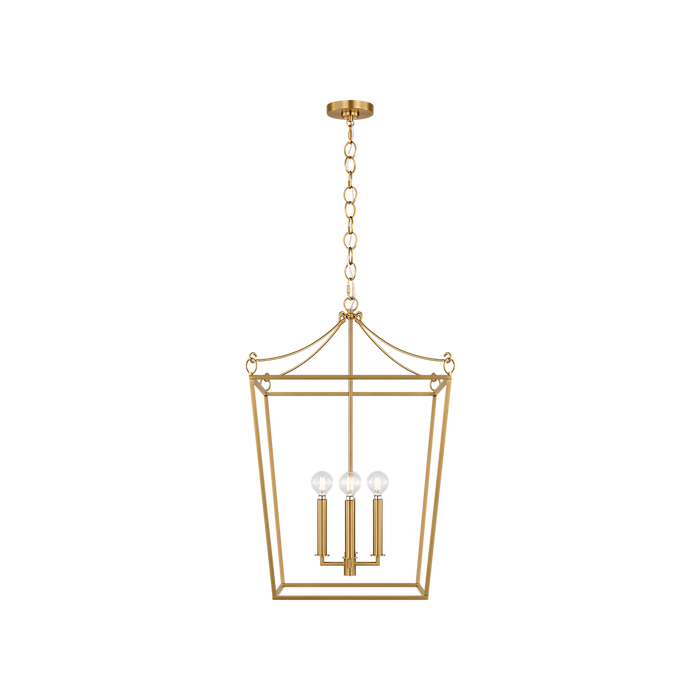 Generation Lighting Carlyle 18 Inch Lantern In Burnished Brass (KSC1174BBS)