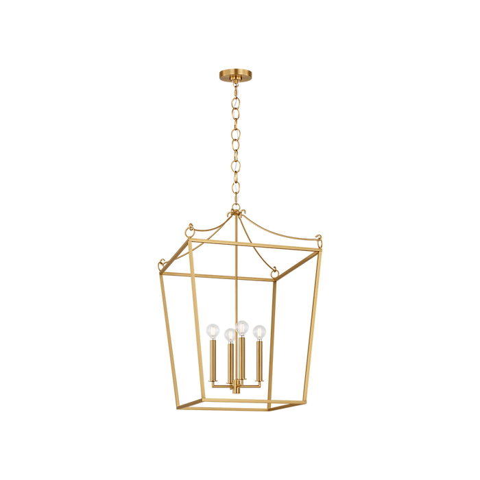 Generation Lighting Carlyle 21 Inch Lantern In Burnished Brass (KSC1194BBS)