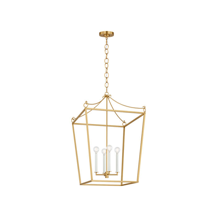 Generation Lighting Carlyle 21 Inch Lantern In Burnished Brass (KSC1194BBS)