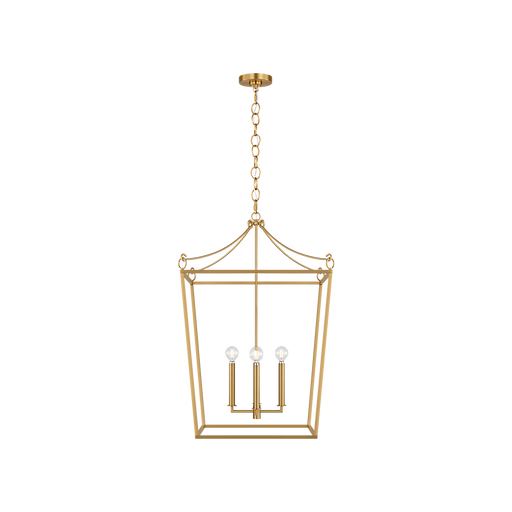 Generation Lighting Carlyle 21 Inch Lantern In Burnished Brass (KSC1194BBS)