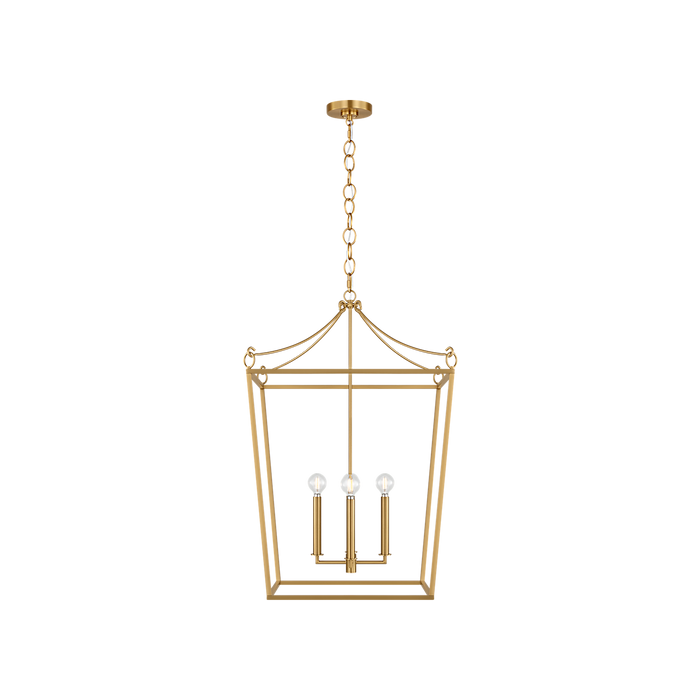 Generation Lighting Carlyle 21 Inch Lantern In Burnished Brass (KSC1194BBS)