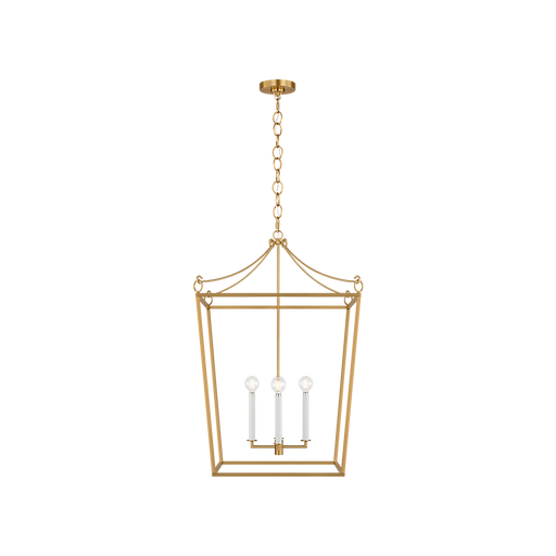 Generation Lighting Carlyle 21 Inch Lantern In Burnished Brass (KSC1194BBS)