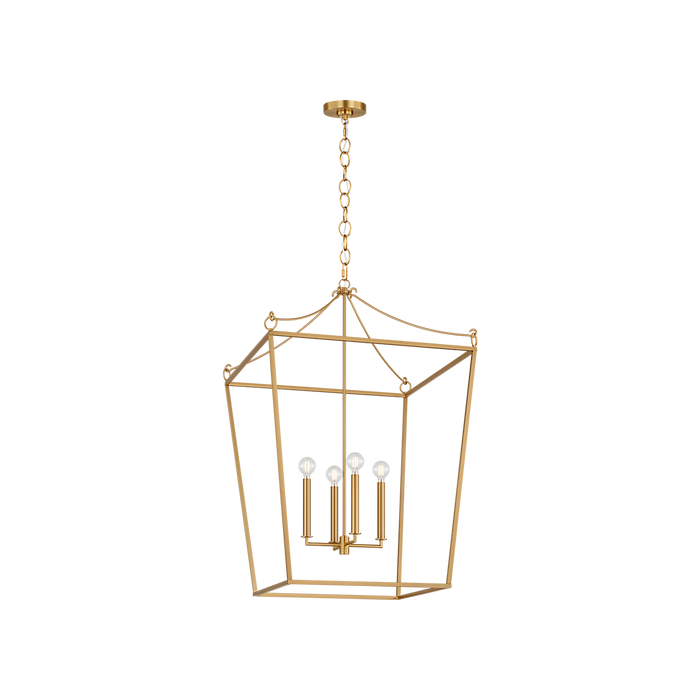 Generation Lighting Carlyle 24 Inch Lantern In Burnished Brass (KSC1204BBS)