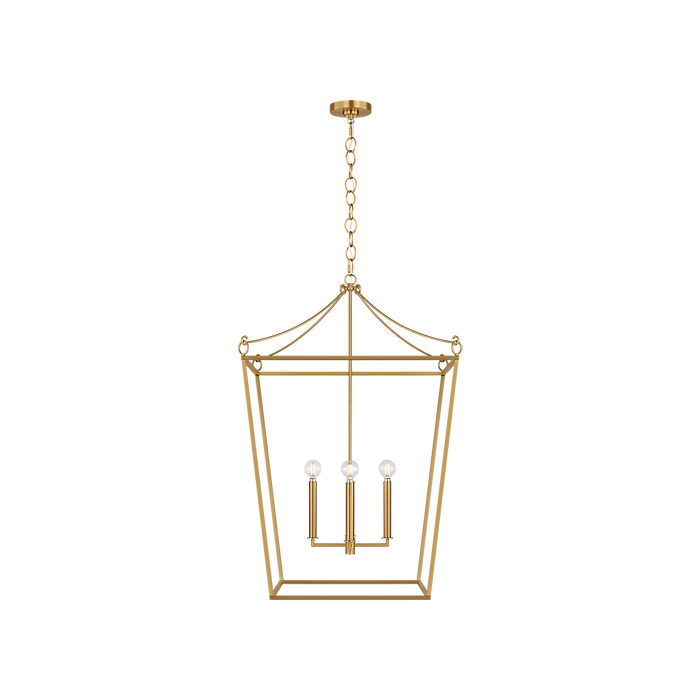 Generation Lighting Carlyle 24 Inch Lantern In Burnished Brass (KSC1204BBS)