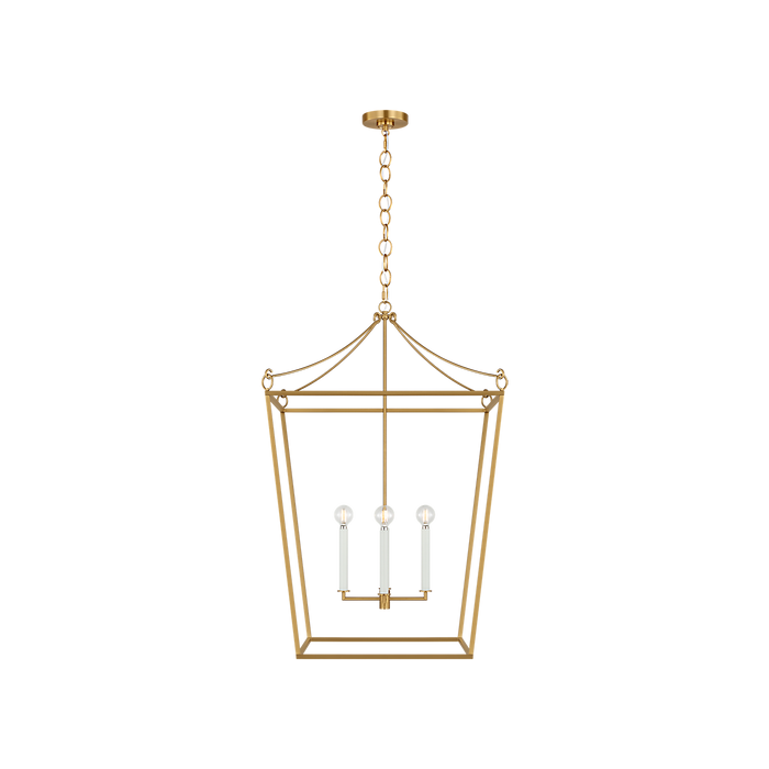 Generation Lighting Carlyle 24 Inch Lantern In Burnished Brass (KSC1204BBS)