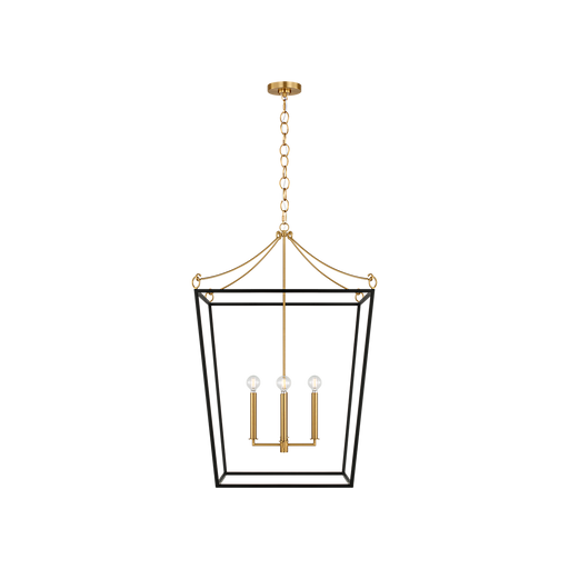 Generation Lighting Carlyle 24 Inch Lantern In Midnight Black (KSC1204MBK)