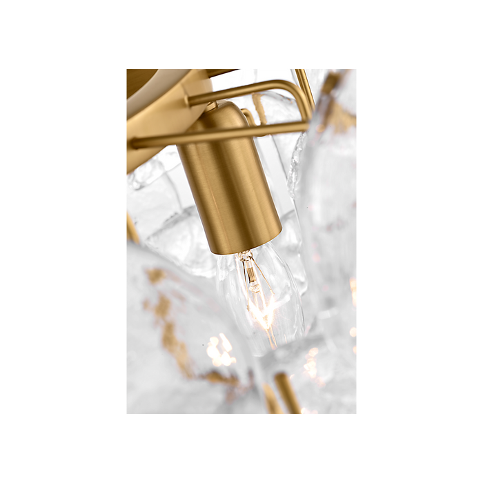 Generation Lighting Candace 21 Inch Flush Mount In Burnished Brass (KSF1113BBS)