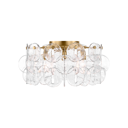 Generation Lighting Candace 21 Inch Flush Mount In Burnished Brass (KSF1113BBS)